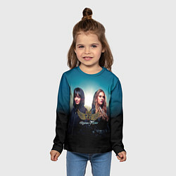 Лонгслив детский The Queen of Flow Королева Потока, цвет: 3D-принт — фото 2