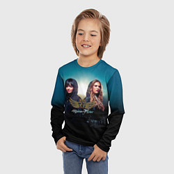 Лонгслив детский The Queen of Flow Королева Потока, цвет: 3D-принт — фото 2