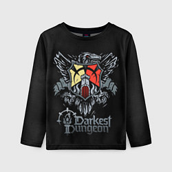 Лонгслив детский Darkest Dungeon герб, цвет: 3D-принт