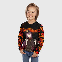 Лонгслив детский GENSHIN IMPACT HU TAO ГЕНШИН ИМПАКТ ХУ ТАО ОГОНЬ, цвет: 3D-принт — фото 2