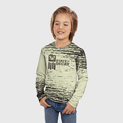 Лонгслив детский State of Decay logo, цвет: 3D-принт — фото 2