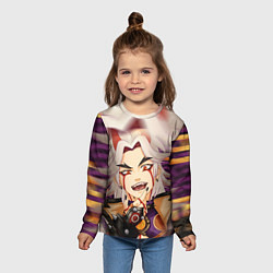Лонгслив детский АРАТАКИ ИТТО ЛИЦО ГЕНШИН ИМПАКТ, цвет: 3D-принт — фото 2