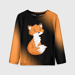 Лонгслив детский FOX - Градиент, цвет: 3D-принт