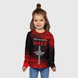 Лонгслив детский 30 Seconds to Mars - До марса 30 сек, цвет: 3D-принт — фото 2