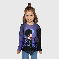 Лонгслив детский Sung Jinwoo - Solo Leveling, цвет: 3D-принт — фото 2