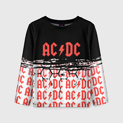 Детский лонгслив ACDC переменный ток