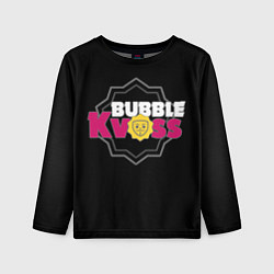 Лонгслив детский Bubble Kvass - emblem, цвет: 3D-принт