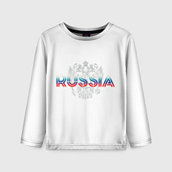 Лонгслив детский Russia Sport Team, цвет: 3D-принт