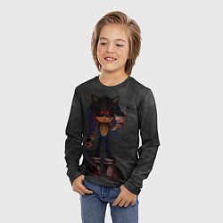 Лонгслив детский Sonic Exe, цвет: 3D-принт — фото 2