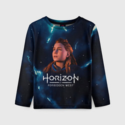 Лонгслив детский Horizon Forbidden West - Молнии, цвет: 3D-принт