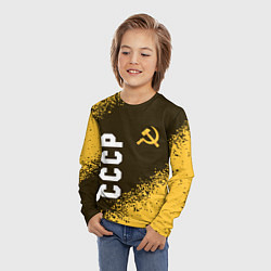 Лонгслив детский СССР - СЕРП И МОЛОТ - Краска, цвет: 3D-принт — фото 2