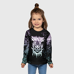 Лонгслив детский Babymetal бэбиметалл, цвет: 3D-принт — фото 2