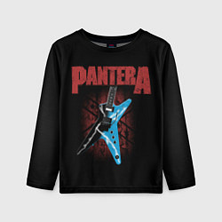 Лонгслив детский PANTERA гитара, цвет: 3D-принт