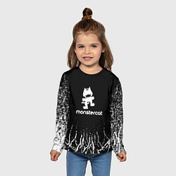 Лонгслив детский Monstercat, цвет: 3D-принт — фото 2
