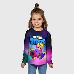 Лонгслив детский Бонни Bonnie Empress Brawl Stars, цвет: 3D-принт — фото 2