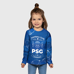 Лонгслив детский PSG FC 1, цвет: 3D-принт — фото 2