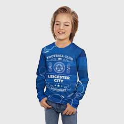 Лонгслив детский Leicester City FC 1, цвет: 3D-принт — фото 2