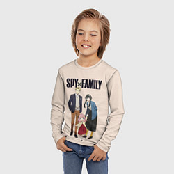 Лонгслив детский Spy x Family Семья шпиона, цвет: 3D-принт — фото 2