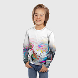 Лонгслив детский Light vibe, цвет: 3D-принт — фото 2