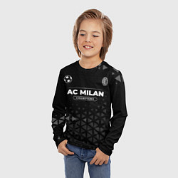 Лонгслив детский AC Milan Форма Champions, цвет: 3D-принт — фото 2