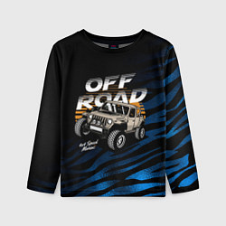 Лонгслив детский OFF - ROAD Внедорожник, цвет: 3D-принт