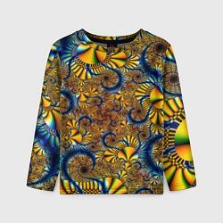 Детский лонгслив FRACTAL COLOR PATTERN