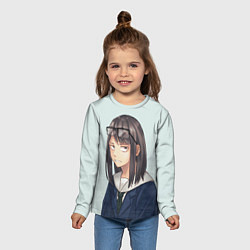 Лонгслив детский Sweet Sayaka Руки прочь от кинокружка, цвет: 3D-принт — фото 2