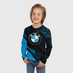 Лонгслив детский BMW : БМВ ЛОГО, цвет: 3D-принт — фото 2