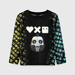 Лонгслив детский Love, Death and Robots Pattern, цвет: 3D-принт