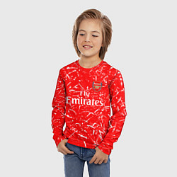 Лонгслив детский Arsenal fly emirates sport, цвет: 3D-принт — фото 2