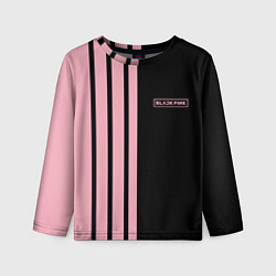 Детский лонгслив BLACKPINK HALF BLACK-PINK MINI LOGO