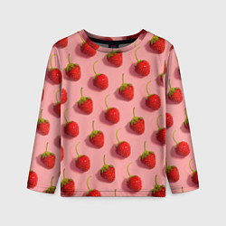 Детский лонгслив Strawberry Pattern