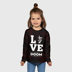 Лонгслив детский Doom Love Классика, цвет: 3D-принт — фото 2