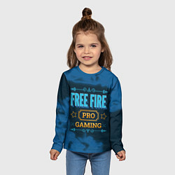 Лонгслив детский Игра Free Fire: PRO Gaming, цвет: 3D-принт — фото 2