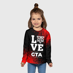 Лонгслив детский GTA Love Классика, цвет: 3D-принт — фото 2