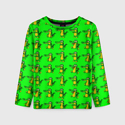 Детский лонгслив EMOTIONAL CROCODILES
