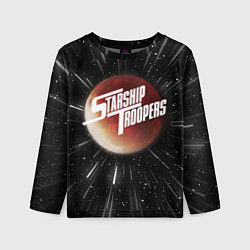Лонгслив детский Starship Troopers Warp Logo, цвет: 3D-принт