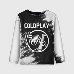 Лонгслив детский Coldplay КОТ Краска, цвет: 3D-принт
