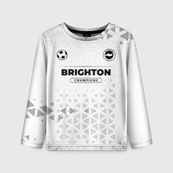 Лонгслив детский Brighton Champions Униформа, цвет: 3D-принт