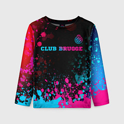 Детский лонгслив Club Brugge Neon Gradient - FS