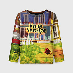 Лонгслив детский Hello Neighbor: Дом, цвет: 3D-принт