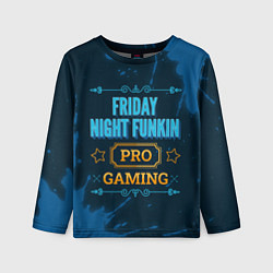 Лонгслив детский Игра Friday Night Funkin: PRO Gaming, цвет: 3D-принт