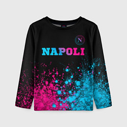 Лонгслив детский Napoli Neon Gradient, цвет: 3D-принт