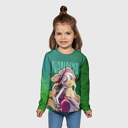 Лонгслив детский Made in Abyss аниме Наначи, цвет: 3D-принт — фото 2