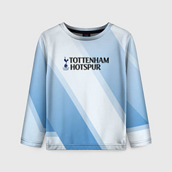 Лонгслив детский Tottenham hotspur Голубые полосы, цвет: 3D-принт