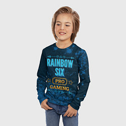 Лонгслив детский Игра Rainbow Six: pro gaming, цвет: 3D-принт — фото 2