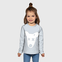 Лонгслив детский Собачка - Удалённая страница ВК, цвет: 3D-принт — фото 2