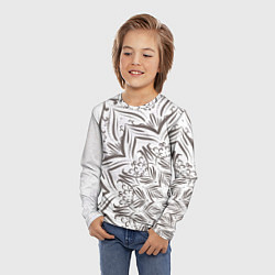 Лонгслив детский Кружево мандал, цвет: 3D-принт — фото 2