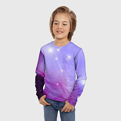 Лонгслив детский Космическое одеяло, цвет: 3D-принт — фото 2
