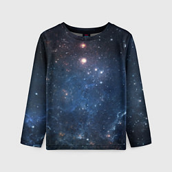Лонгслив детский Молчаливый космос, цвет: 3D-принт